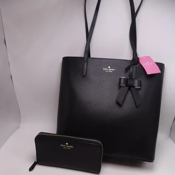 kate spade Bags Kate Spade Brynn Saffiano Pvc Tote And Large Continental Wallet New Poshmark